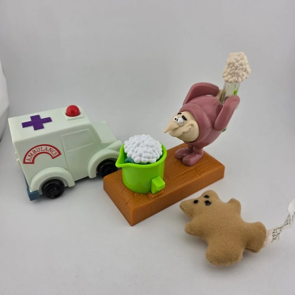 Igor Monster Maker Toy Lot Ambulance Plush Figure GOOD Spooky Laboratory 1998